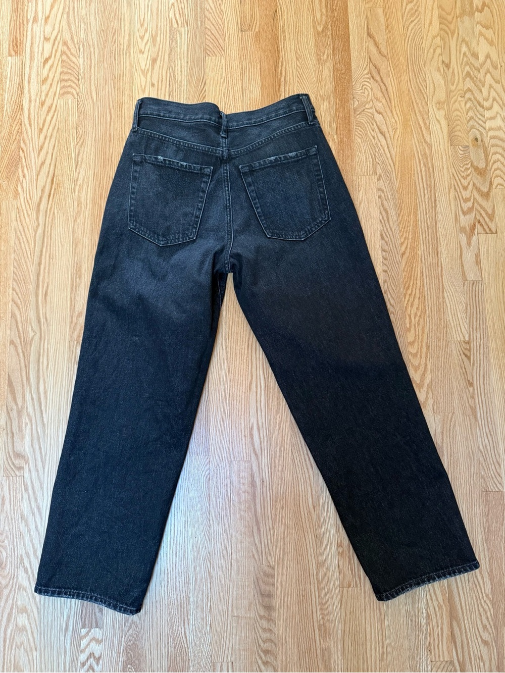 Quince Bella Rigid Straight Jeans in Graphite Black - Picture 11 of 12